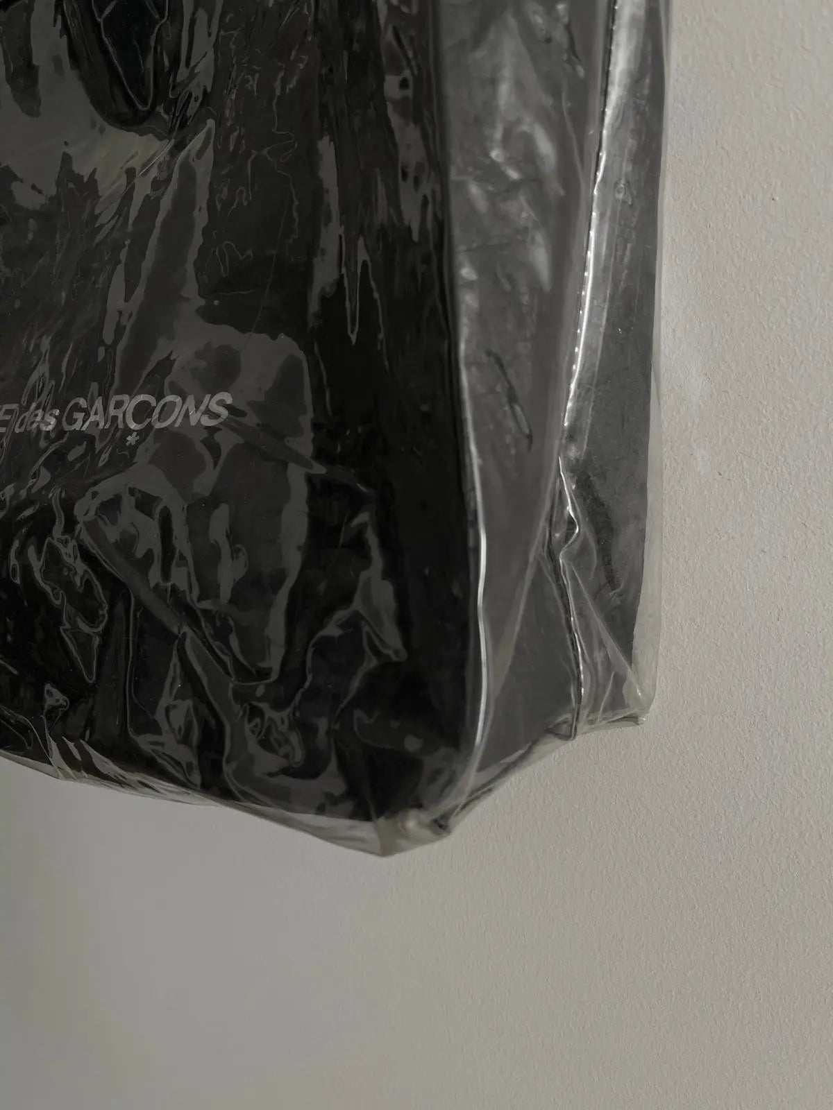 2010s Comme Des Garçons Black Clear Tote Bag
