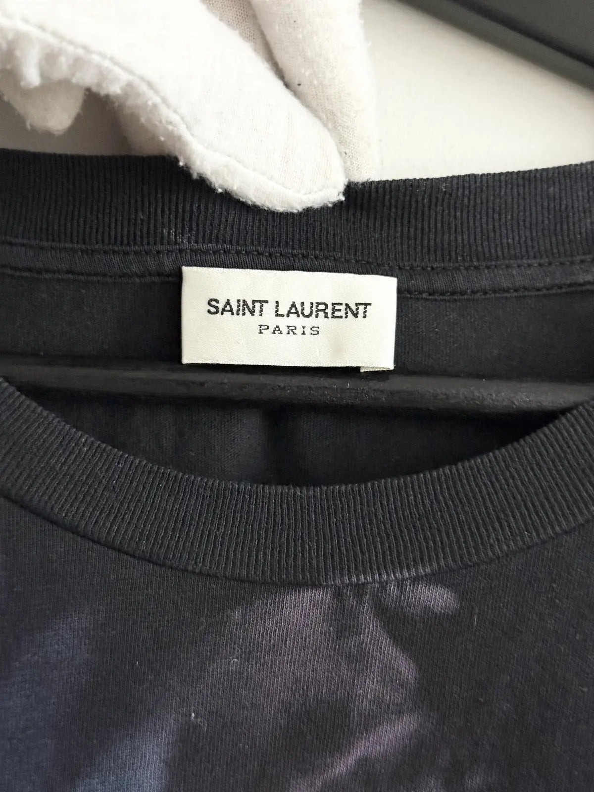 Saint Laurent Paris Tie Dye Center Logo Tee