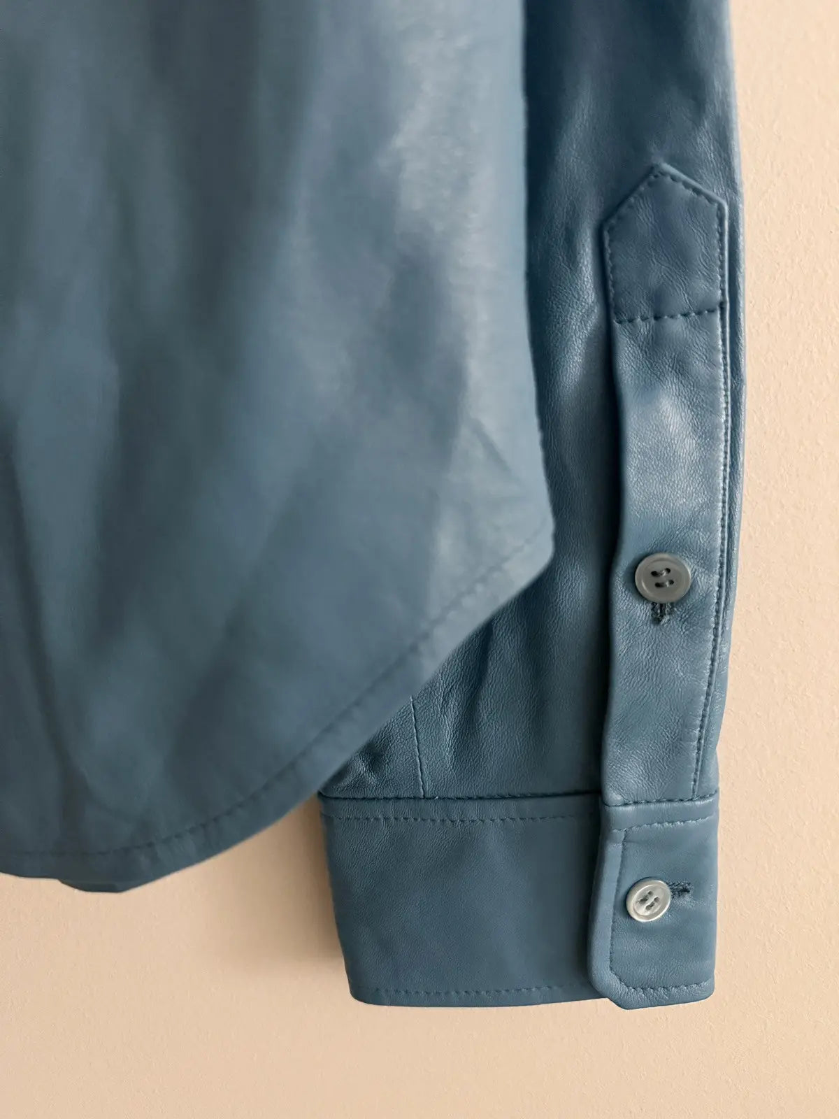 Marni Leather Button Down Shirt