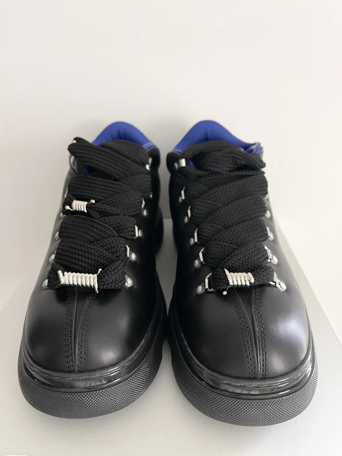 Burberry "Trek Boot" Leather Hiking Boots