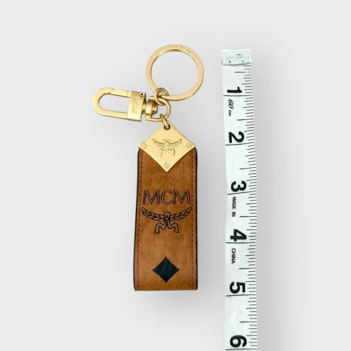 MCM Logo Printed Keyring