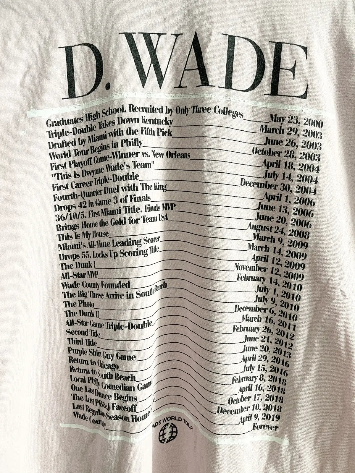 D Wade World Tour LS Tee