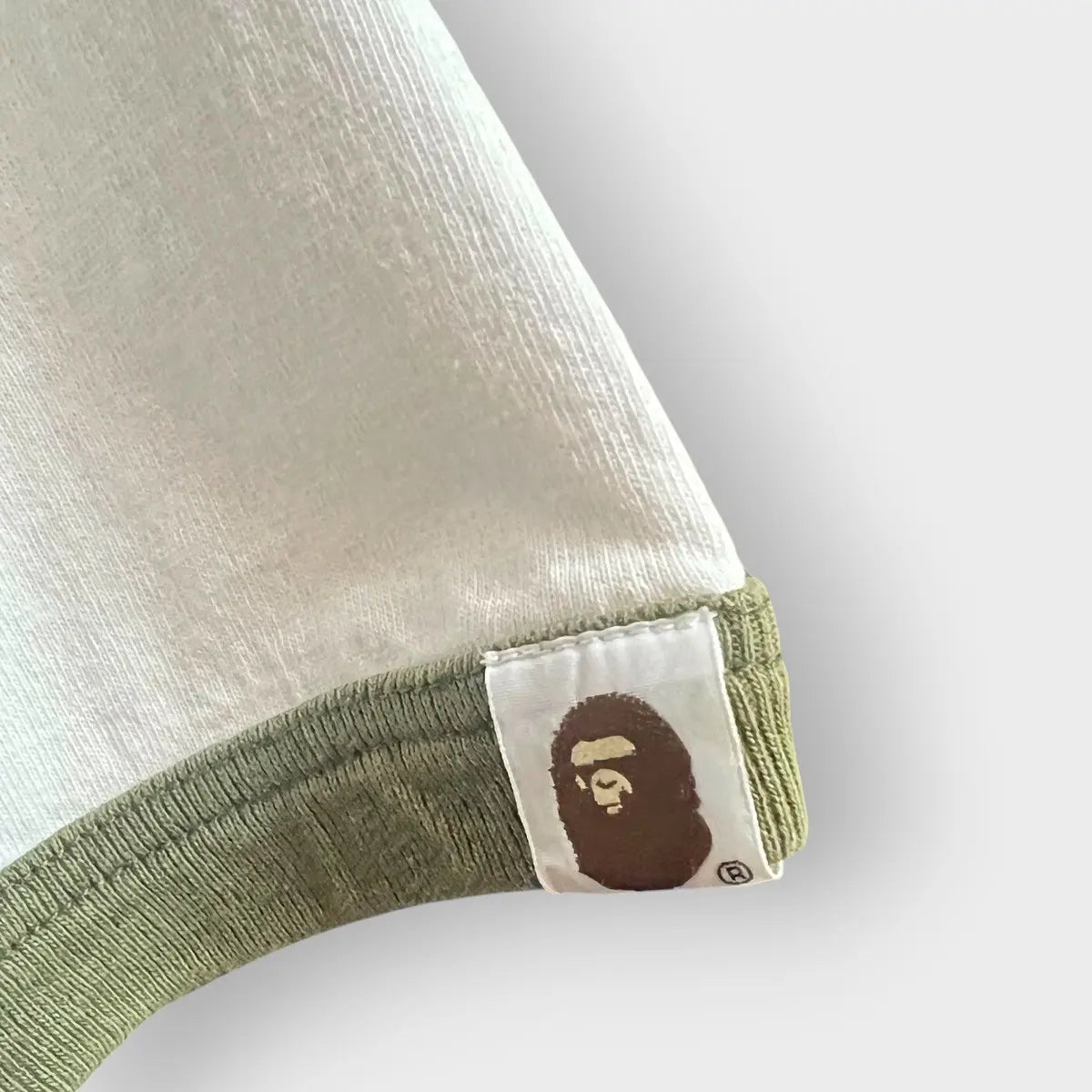 2000s Bape x Kaws Logo Head Ringer Tee