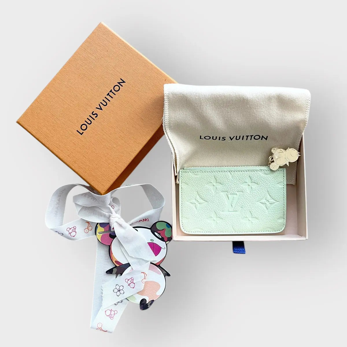 2025 Louis Vuitton Takashi Murakami Romy card Holder Wallet