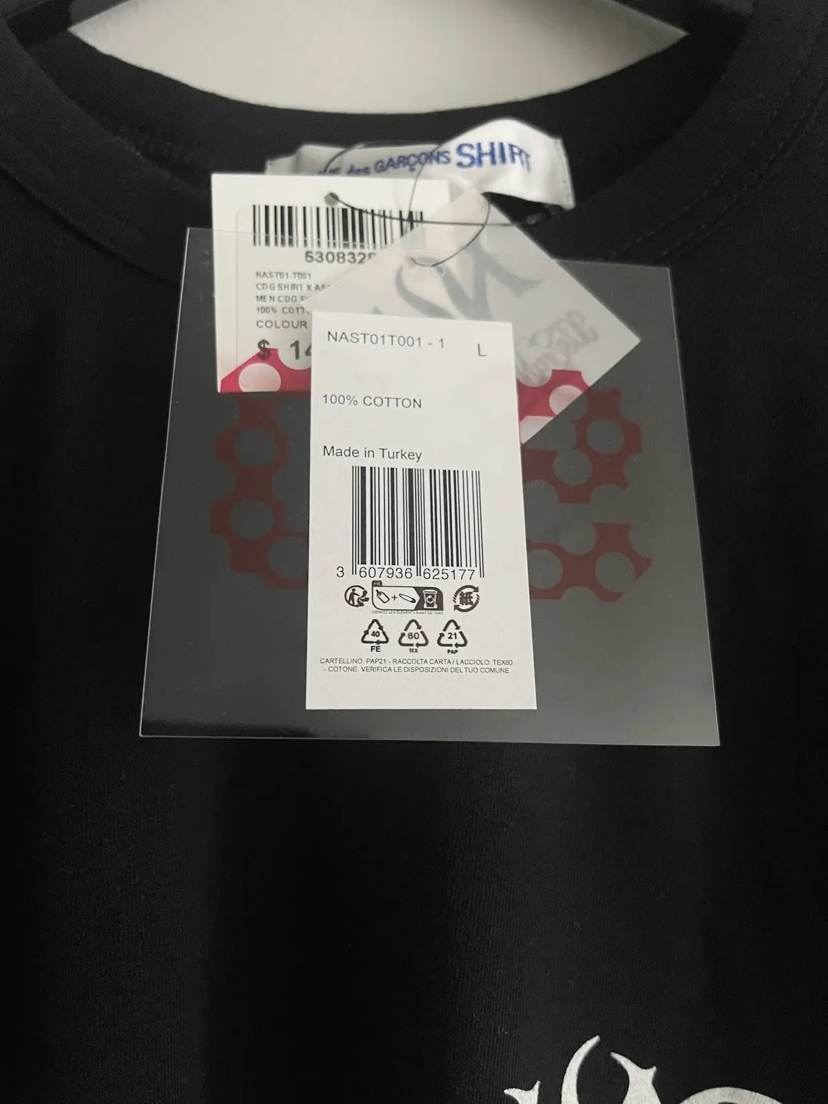 Comme Des Garçons Shirt x ASAP NAST Logo Tee