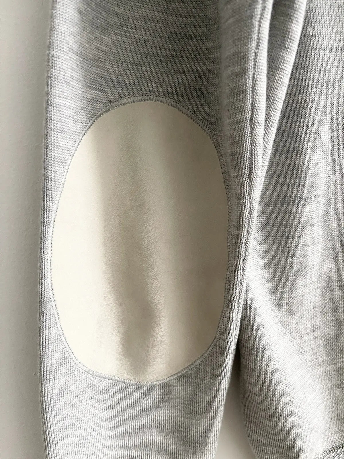 Louis Vuitton Lambskin Leather Patch Logo Sweater