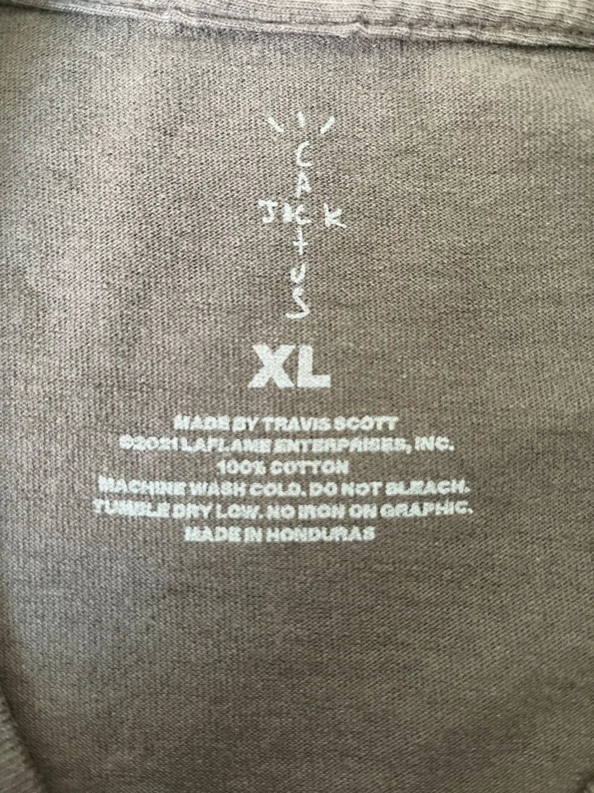 2021 Travis Scott Cactus Jack x Fragment Hiroshi Tee