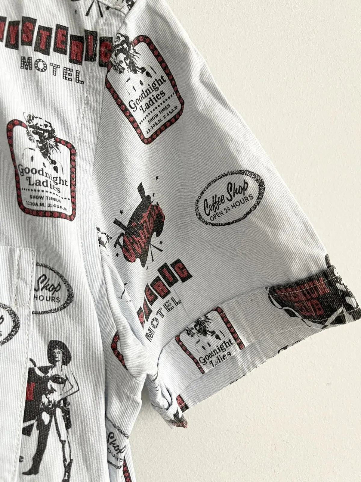 2000s Hysteric Glamour Cowgirl Short Sleeve Shirt