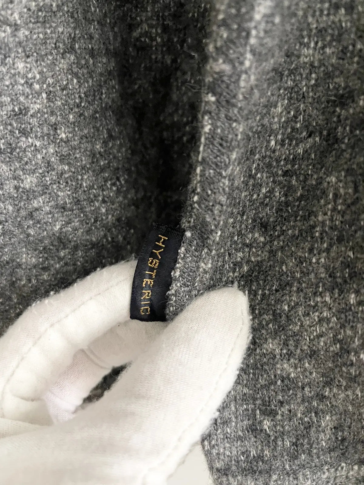 1990s Hysteric Glamour Chillin' Knit Zip Hoodie