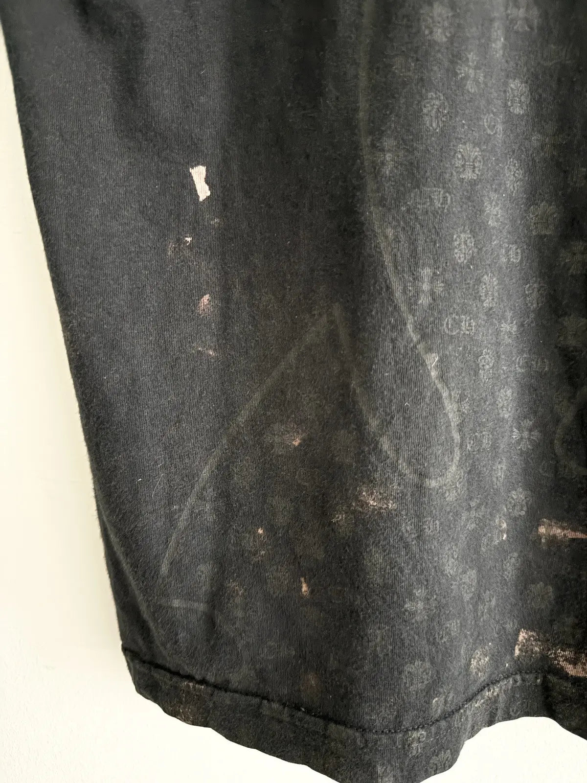 2000s Chrome Hearts Half Ace Fleur Logo Tee