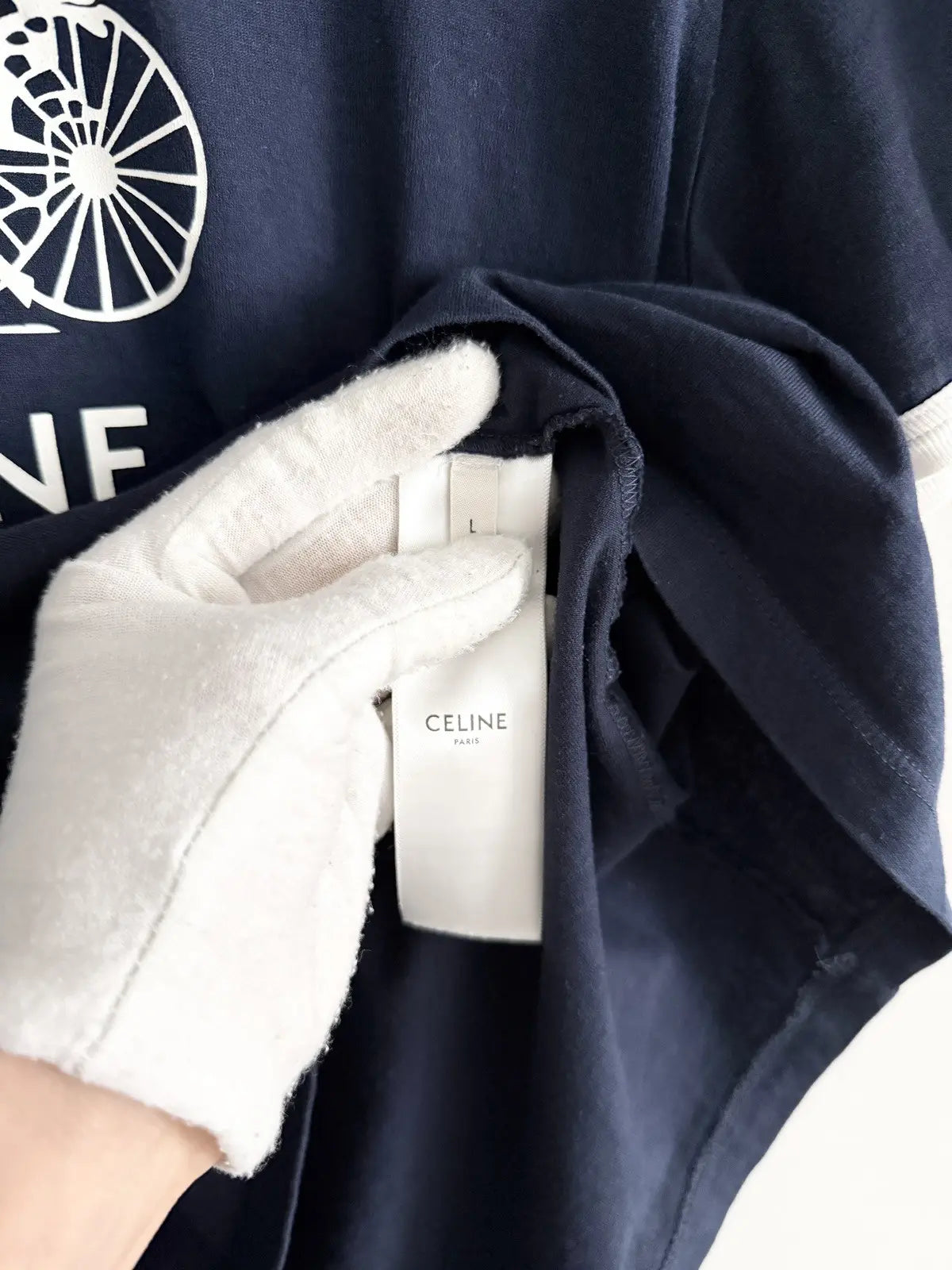 Celine Paris Horse Ride Logo Tee