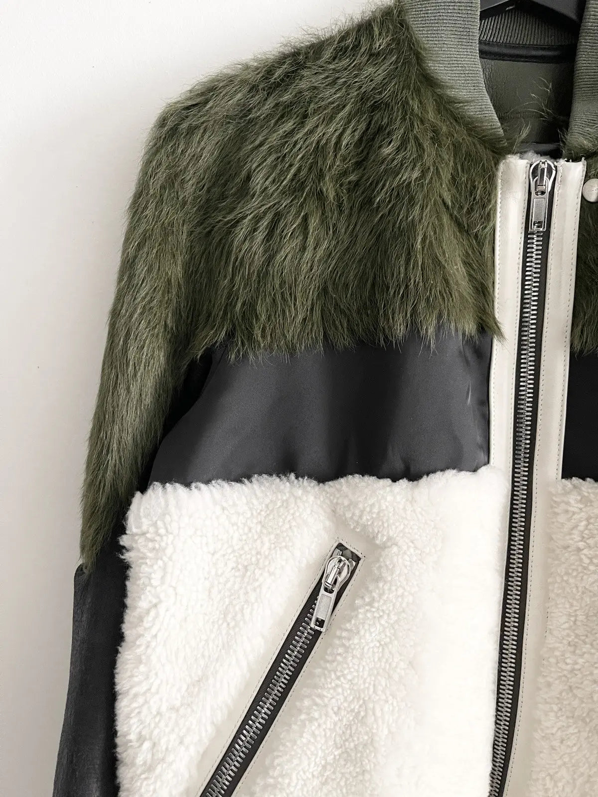 FW21 Rick Owens Gethsemane Fur Leather Jacket