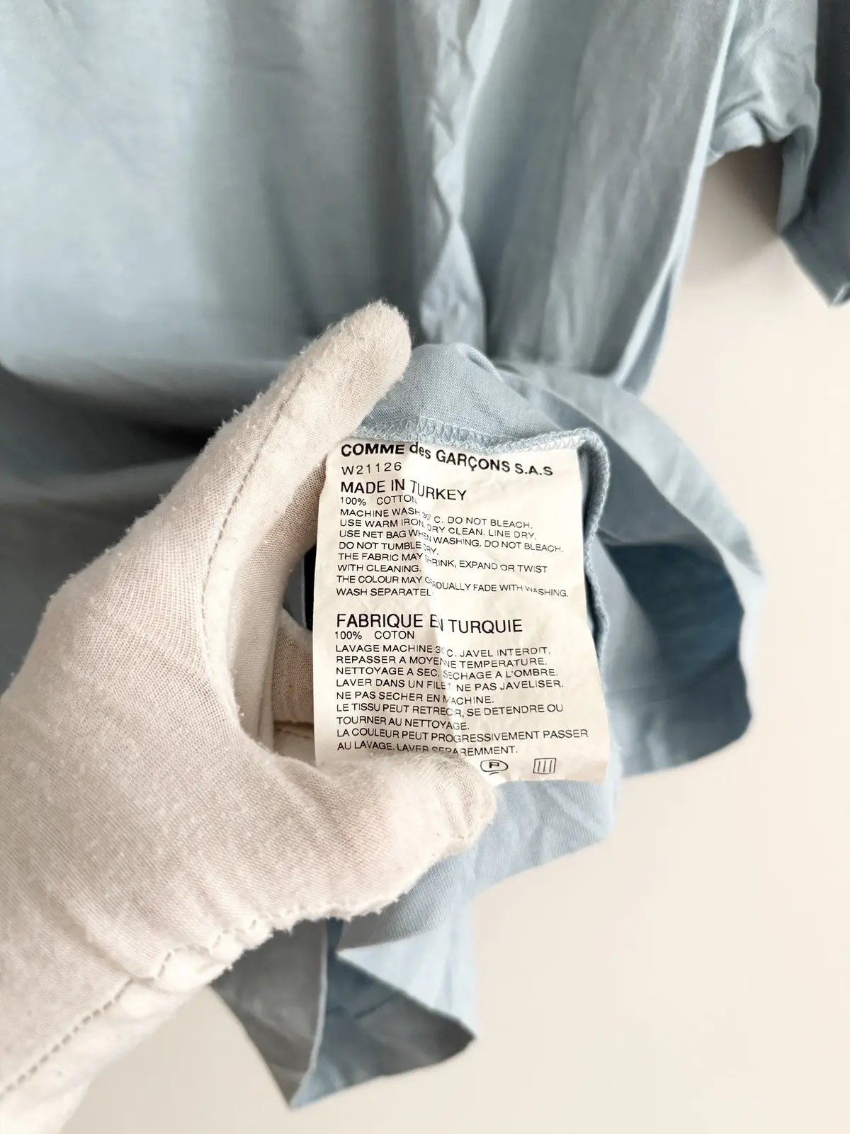 2010s Comme Des Garçons SHIRT Round Logo Tee