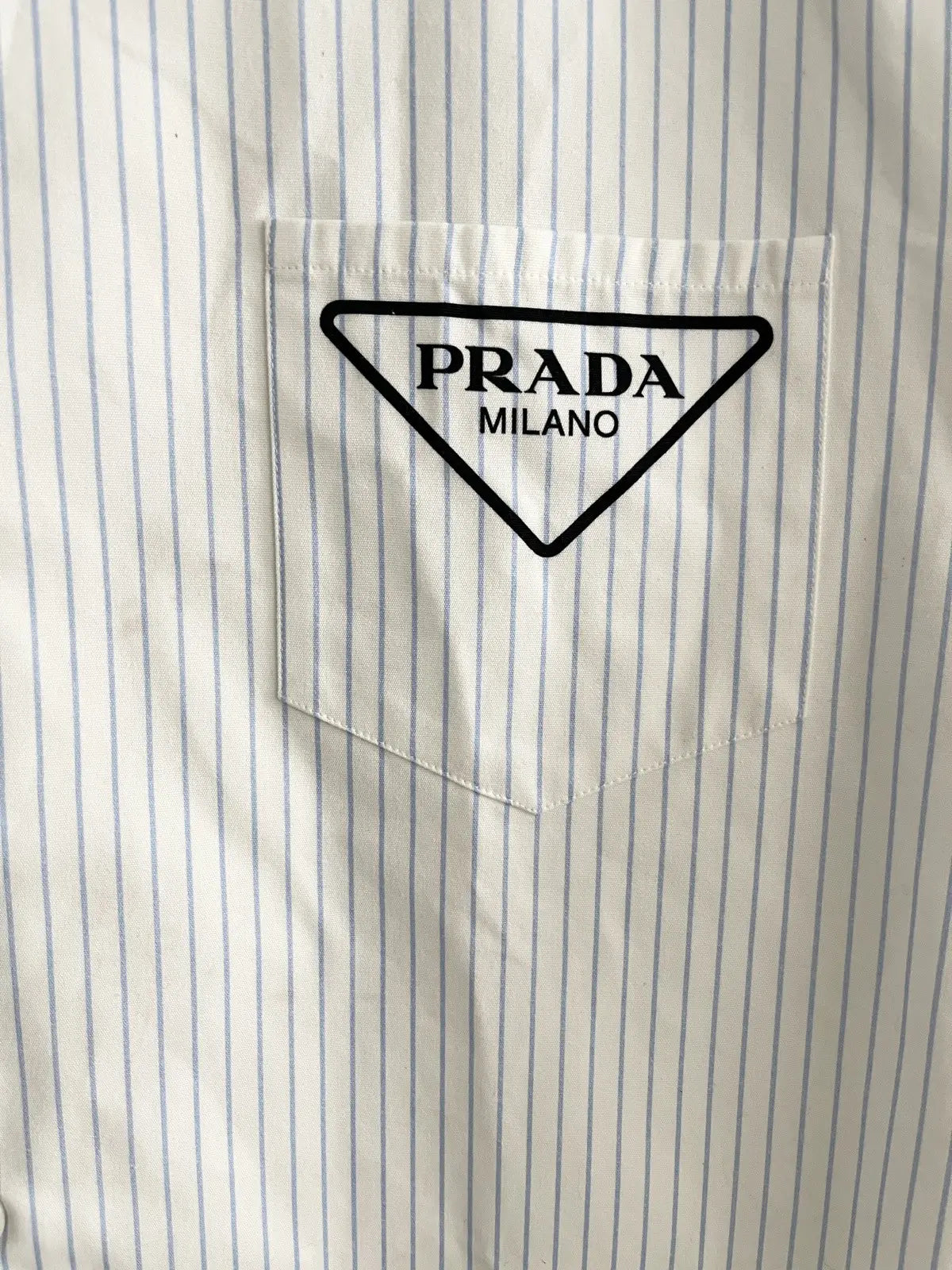 Prada Double Match Poplin Shirt