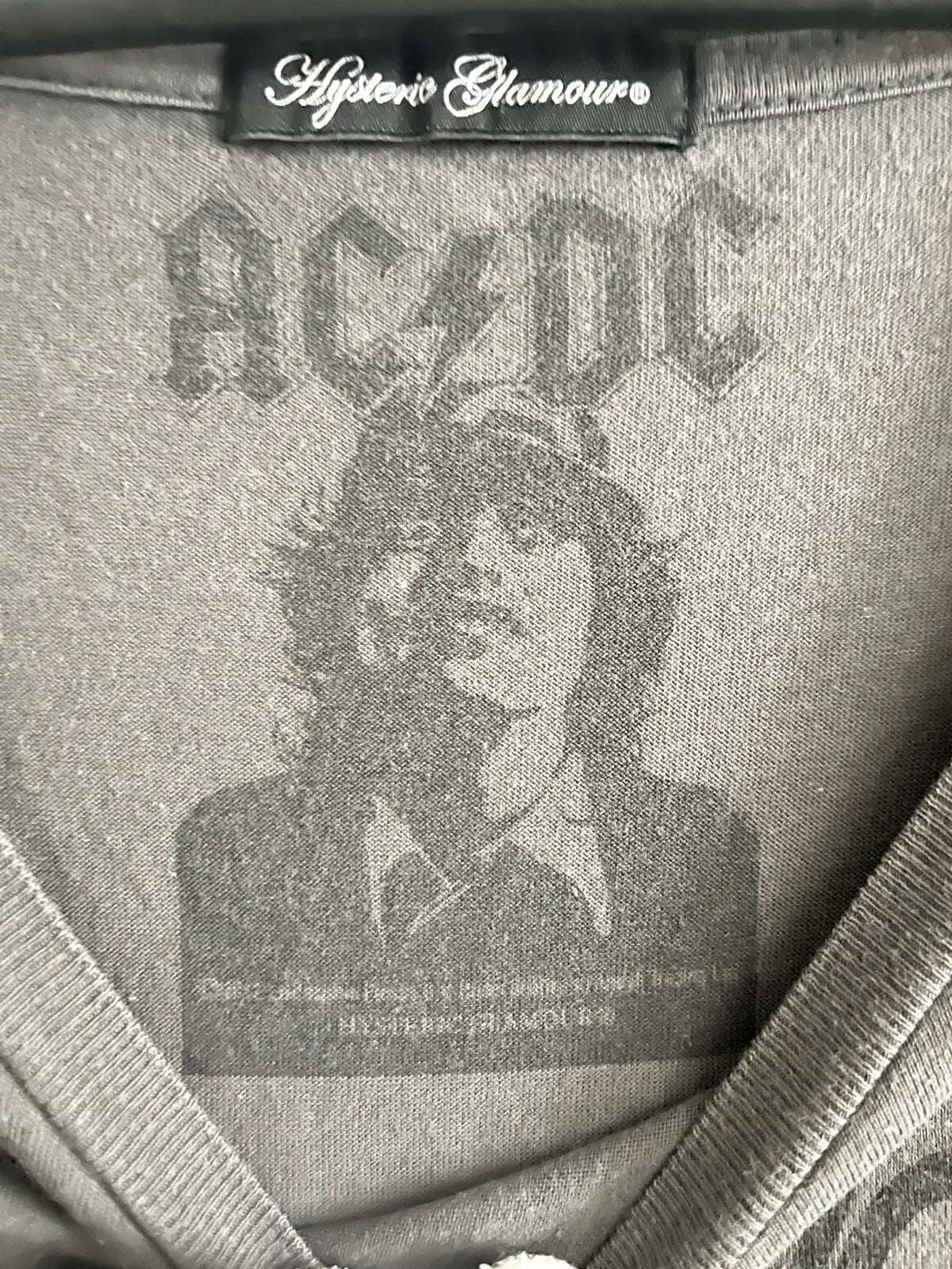 2000s Hysteric Glamour AC/DC Damnation Tee