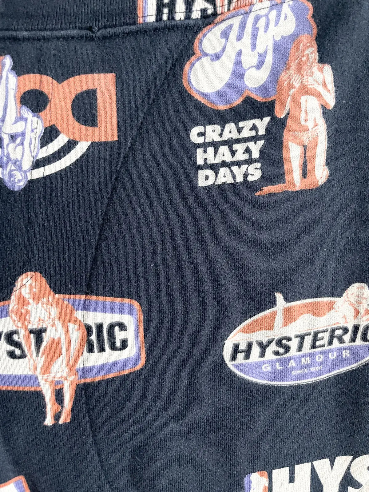 2000s Hysteric Glamour Nude Girl Logos Sweatpants