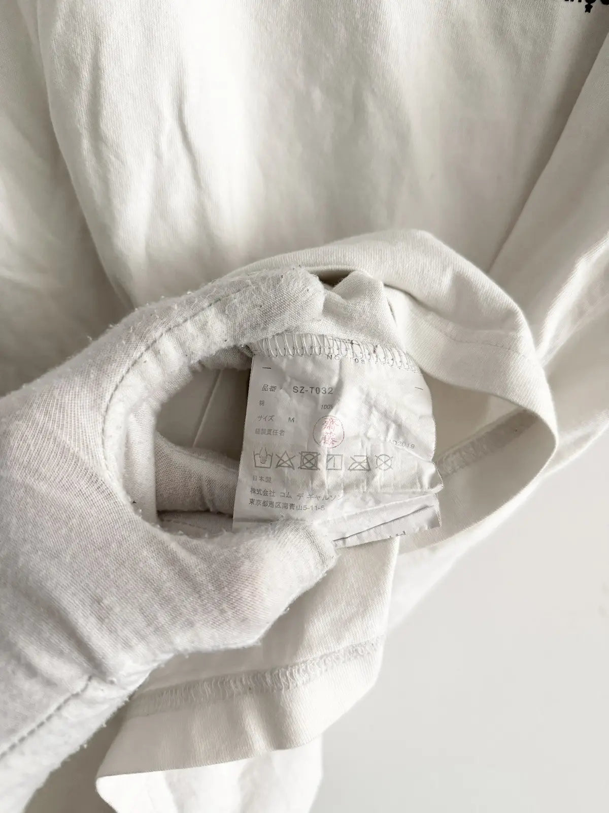 2010s Comme Des Garçons CDG Japanese Flag Logo Tee