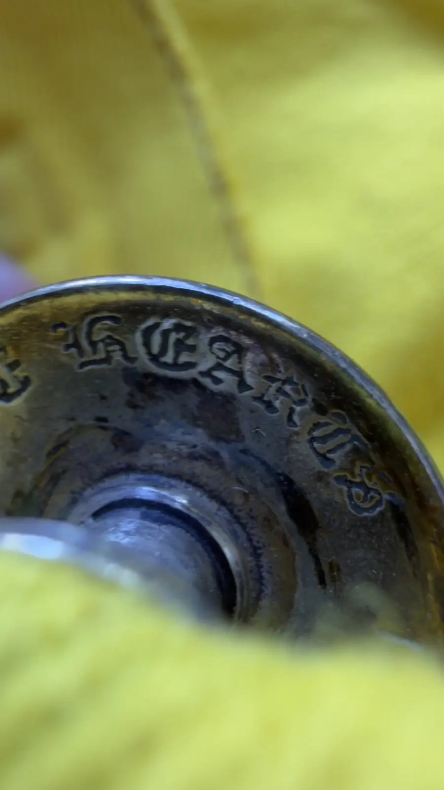 Chrome Hearts Yellow Cross Patches Levi’s Jeans