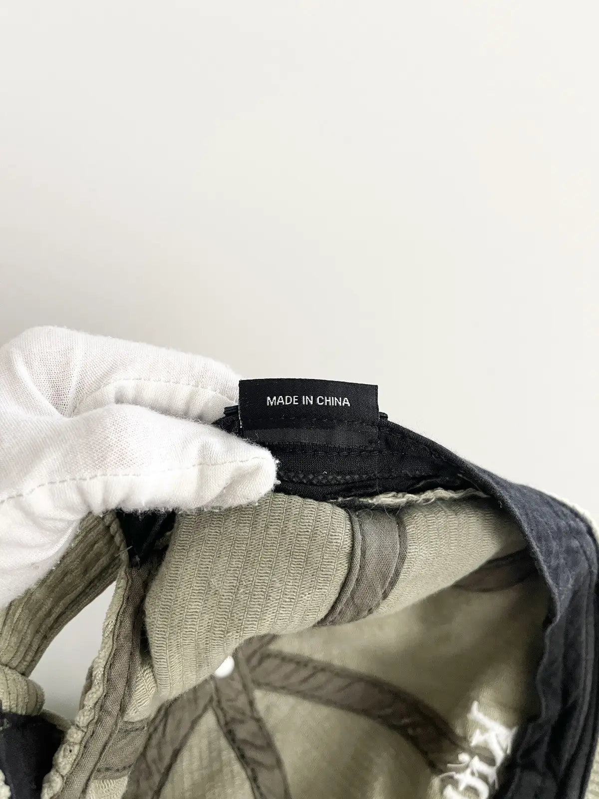 KITH Logo Corduroy Hat in Green