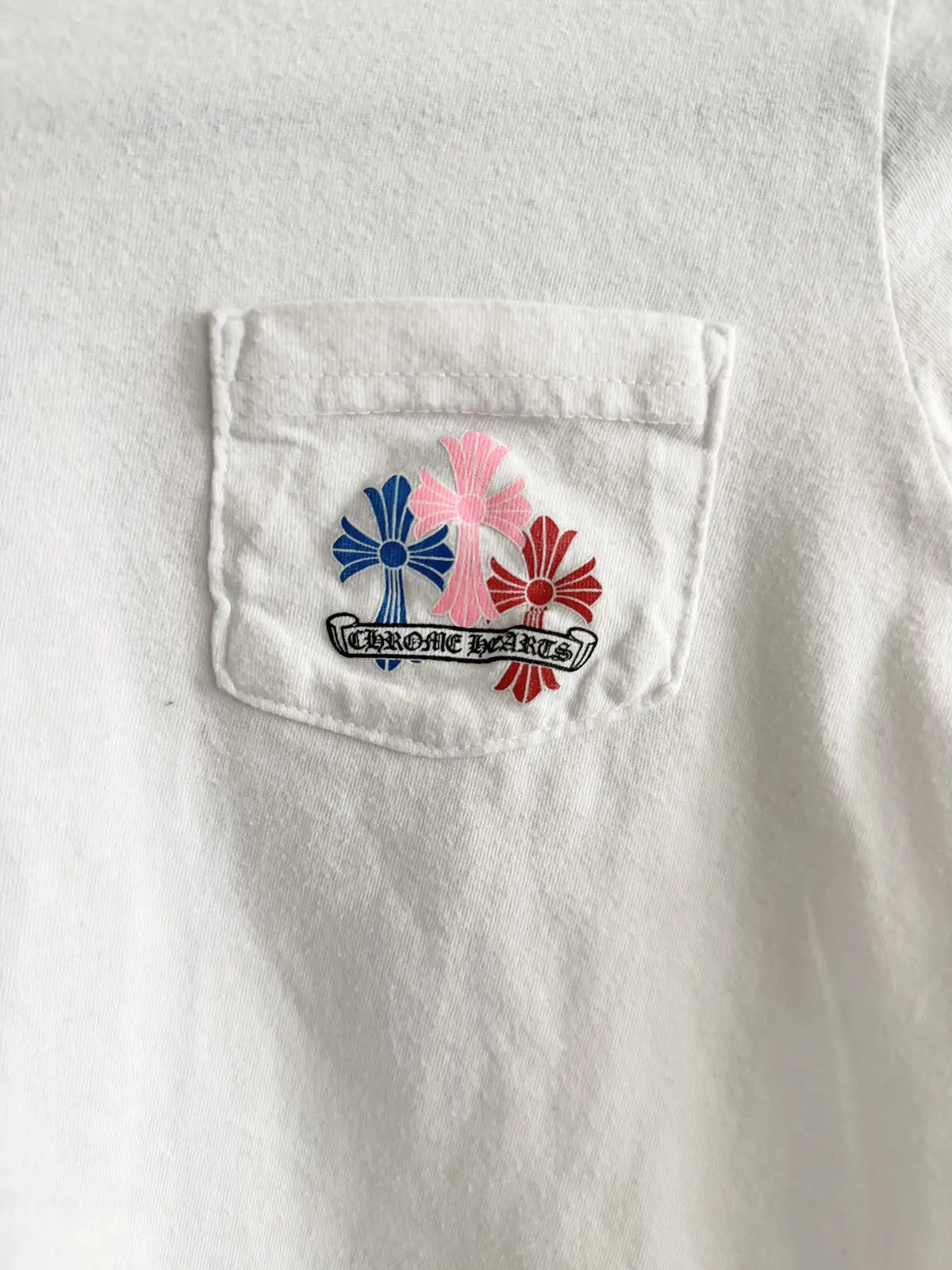 Chrome Hearts Multi Color Crosses Kids LS Tee