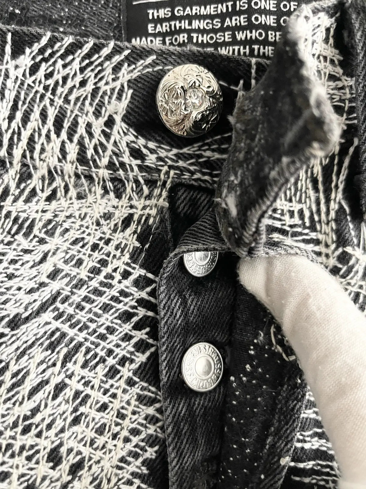 EARTHLING VIP Max Stitch Bootcut Denim Jeans