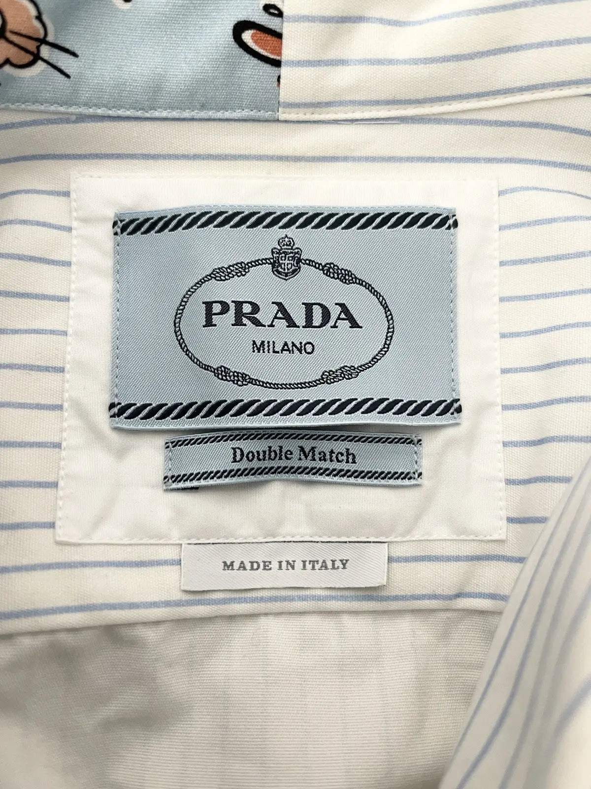 Prada Double Match Poplin Shirt