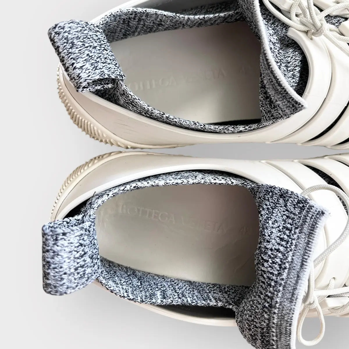 Bottega Veneta Tech Knit Rubber Climber Sneakers