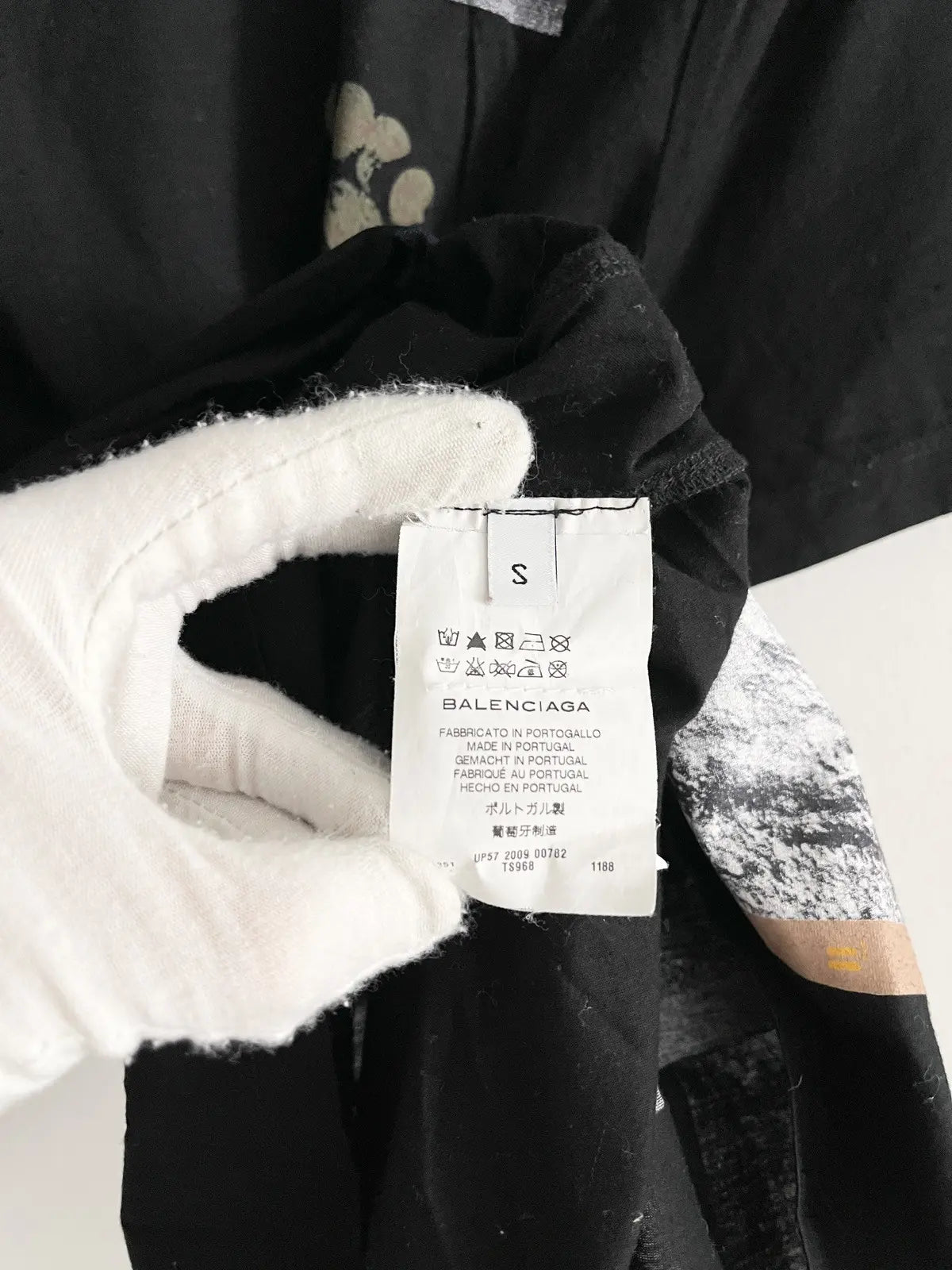 2009 Balenciaga Footmark Landscape Tee