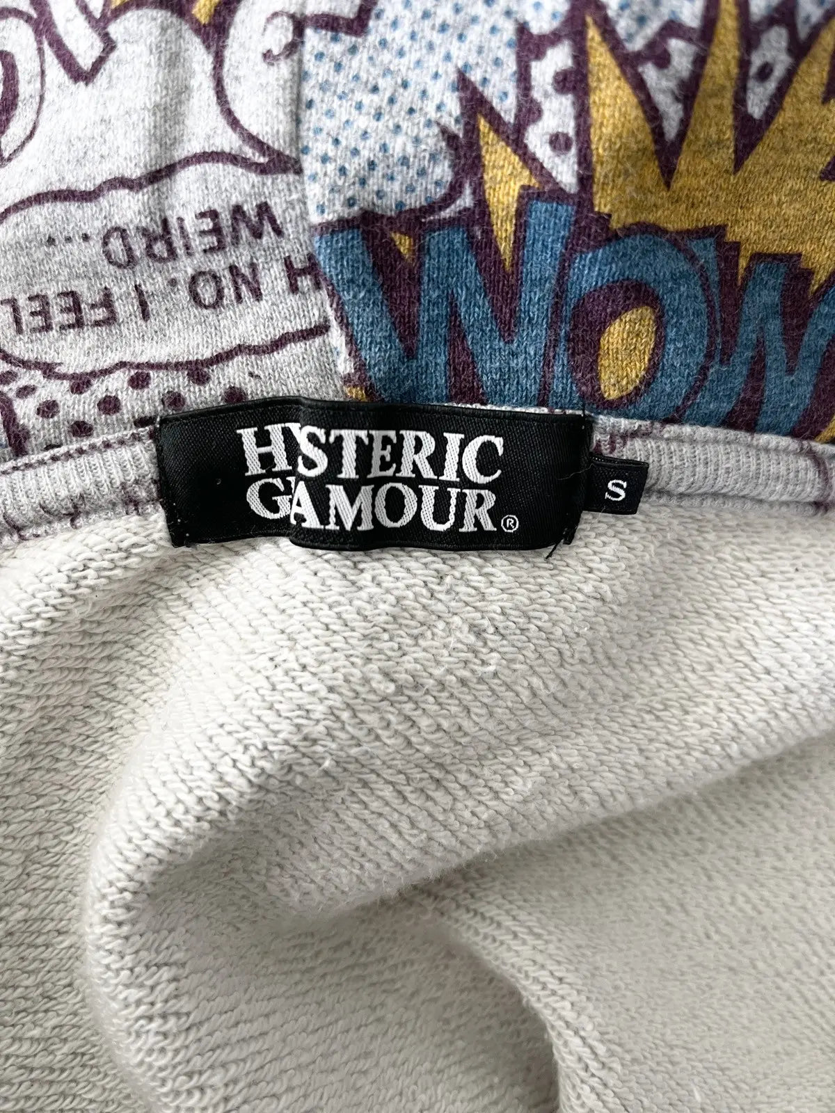 2000s Hysteric Glamour Manga Verbal Zip Hoodie