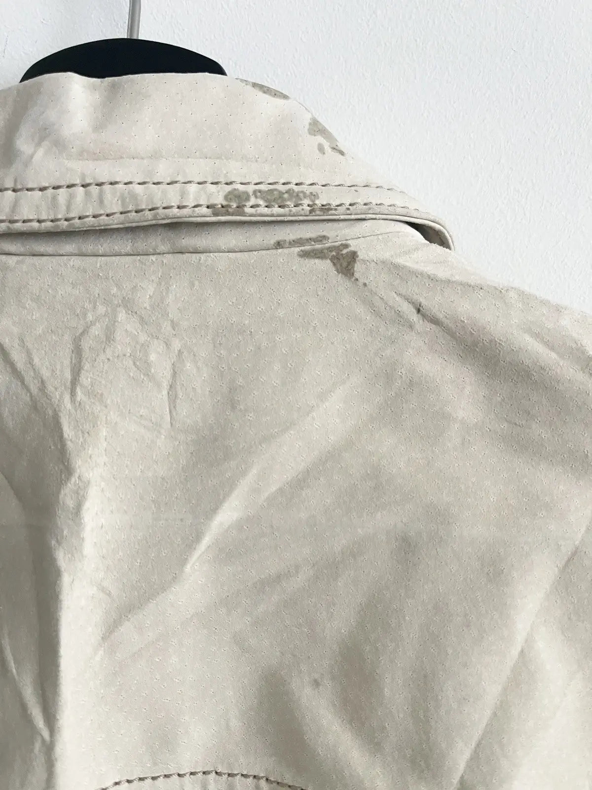 Louis Vuitton Leather Denim Jacket