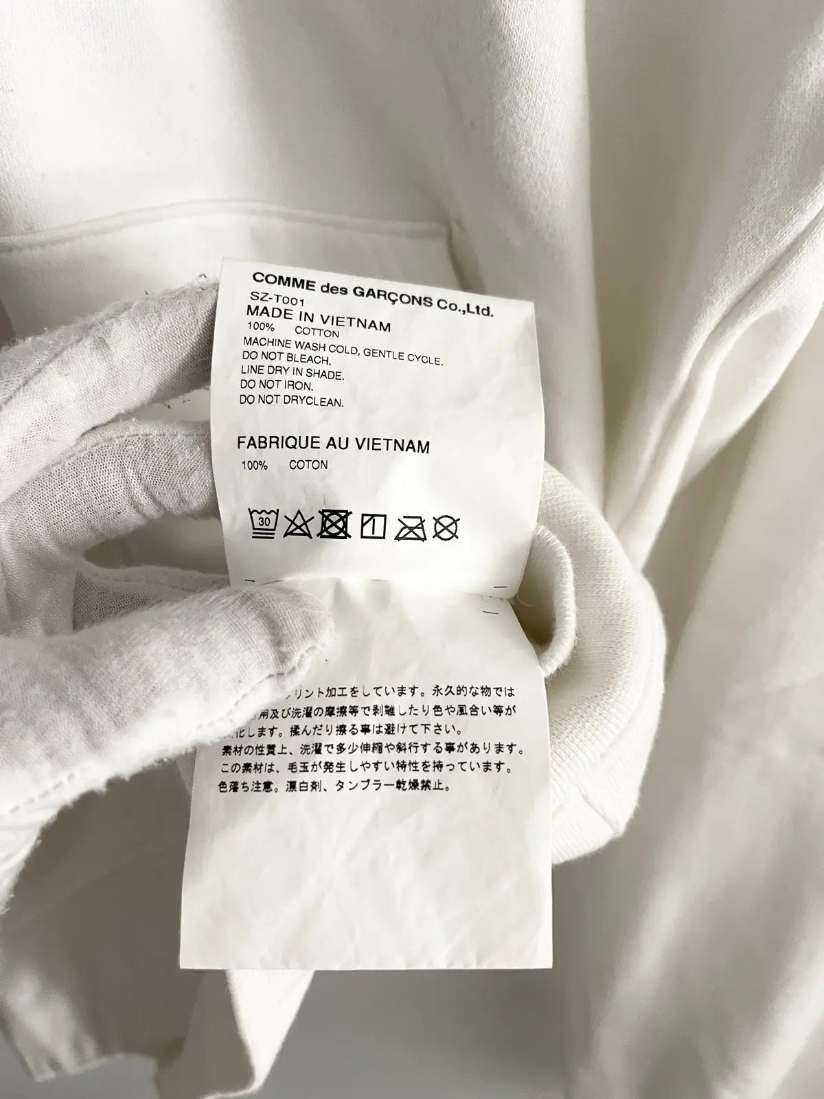 2010s Comme Des Garçons CDG Logo Hoodie