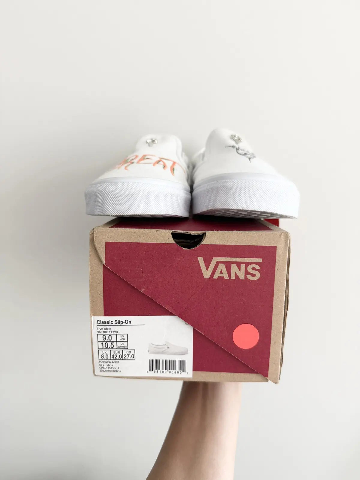 Chrome Hearts Matty Boy 1of1 All White Vans