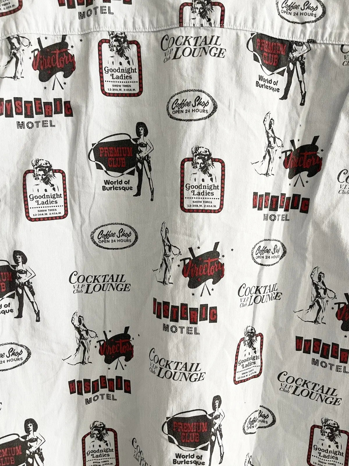 2000s Hysteric Glamour Cowgirl Short Sleeve Shirt