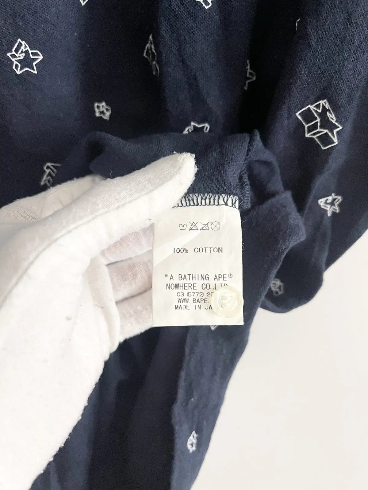 2000s Bape 3D Stars Polo Shirt
