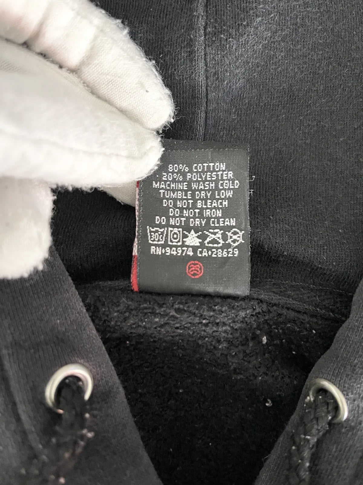 2000s Stüssy 80 Jumbo Logo Hoodie