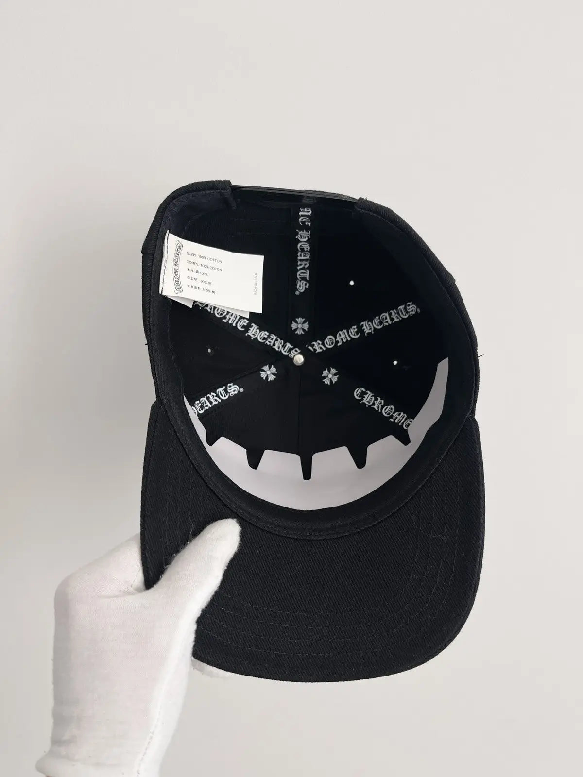 Chrome Hearts Horseshoe Denim Baseball Hat