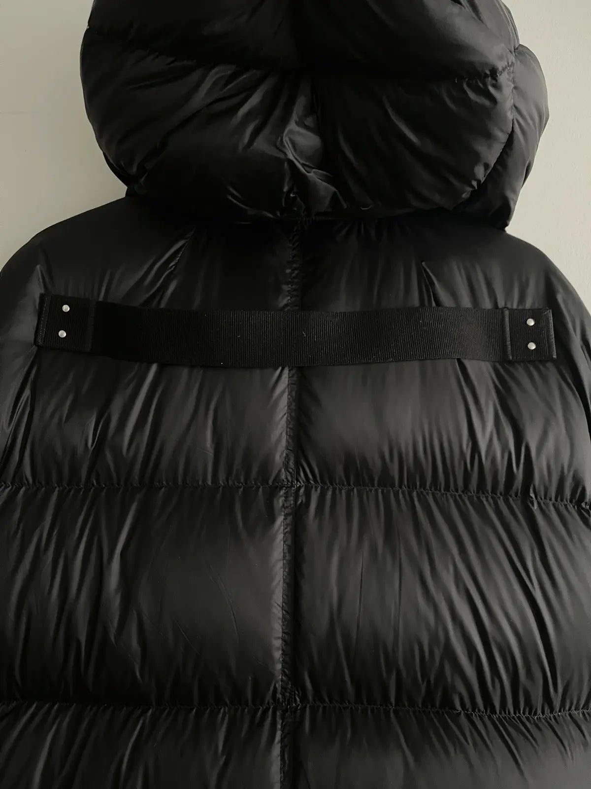 FW22 Rick Owens Leather Pockets Puffer Coat