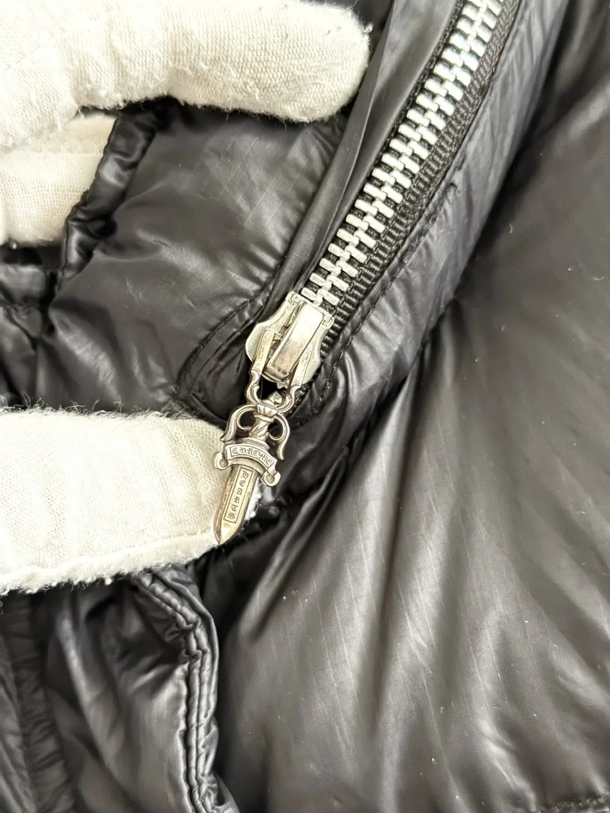 Chrome Hearts Dagger Puffer Jacket