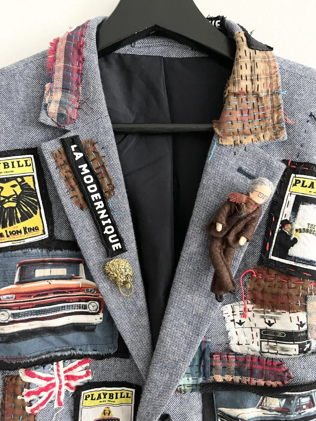 1 of 1 “80s MEMORY” Handmade Patches Blazers