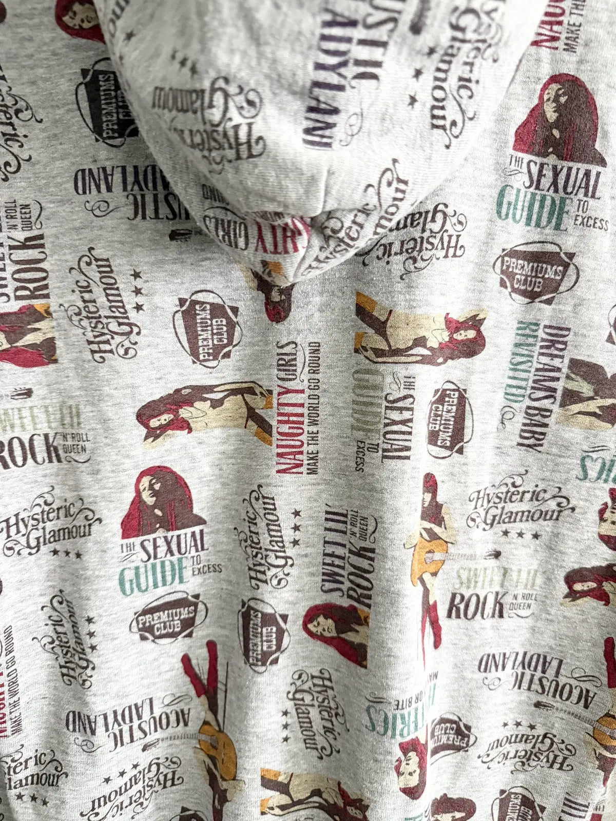 2000s Hysteric Glamour Country Nude Girl Zip Hoodie