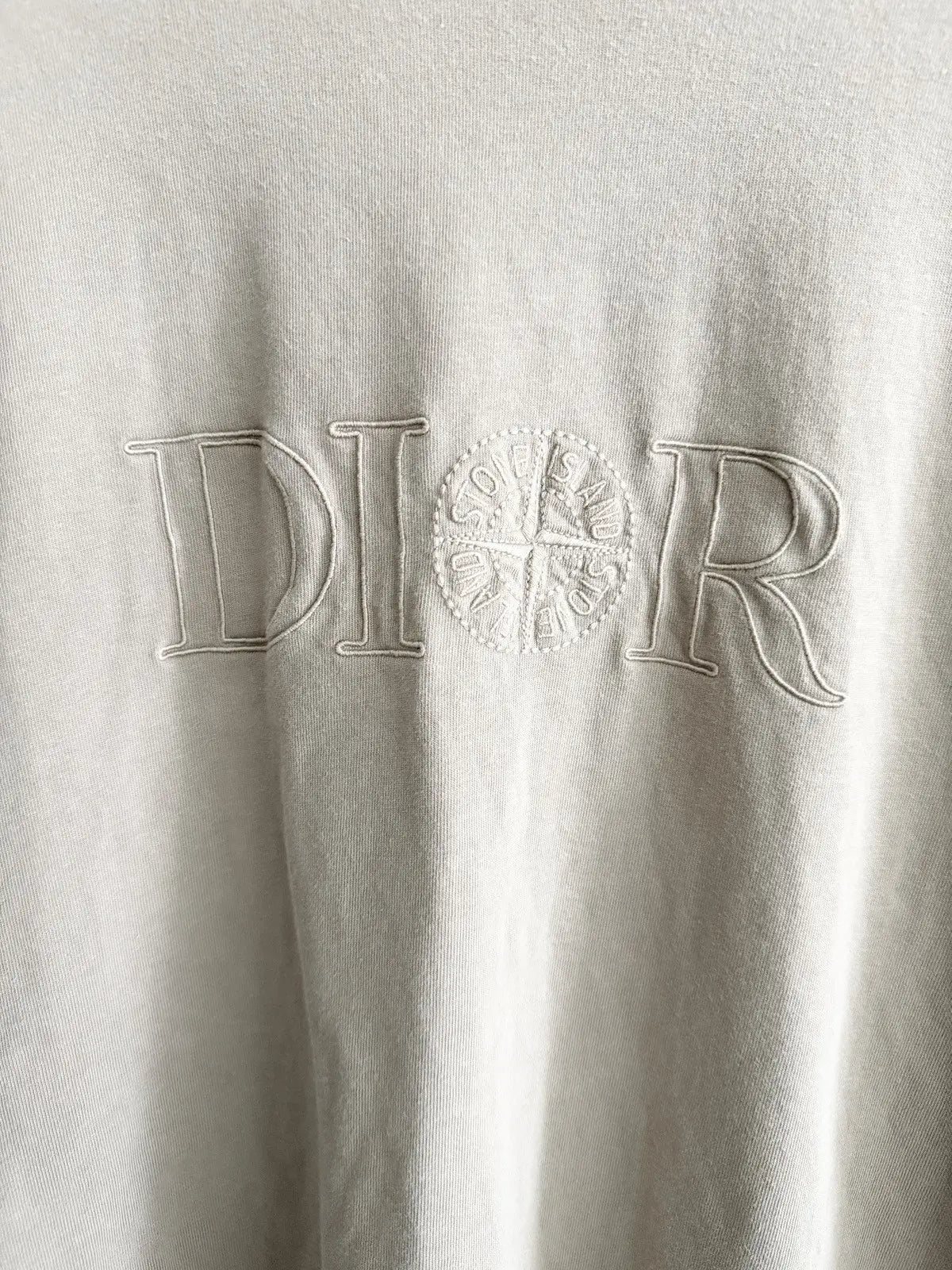 Dior x Stone Island Center Jumbo Logo Tee