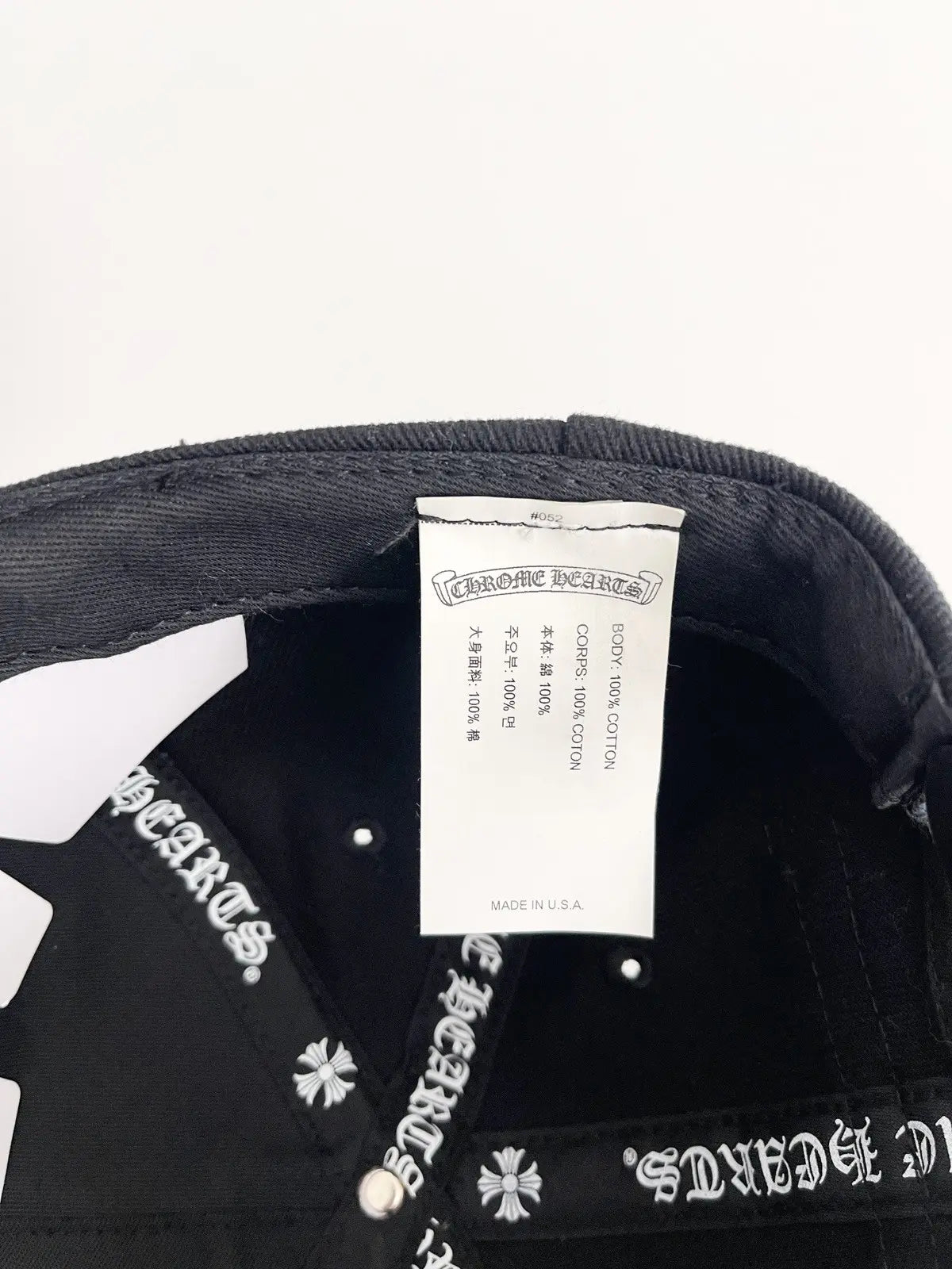 Chrome Hearts Horseshoe Denim Baseball Hat