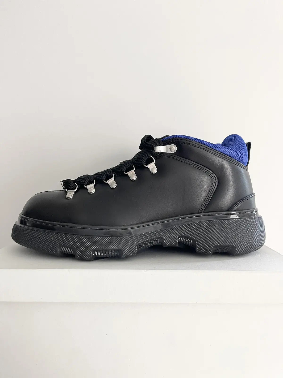 Burberry "Trek Boot" Leather Hiking Boots