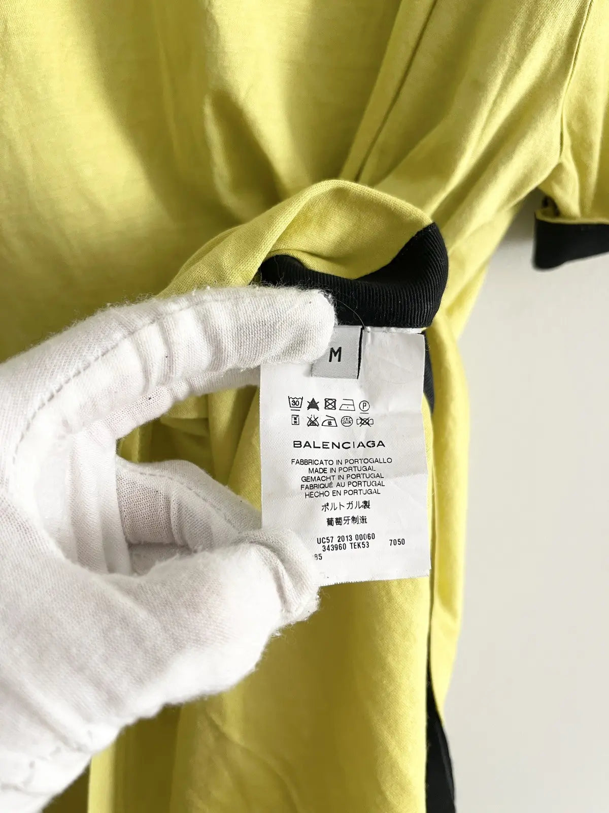 2010s Balenciaga Belt Buckle Black Lining Tee