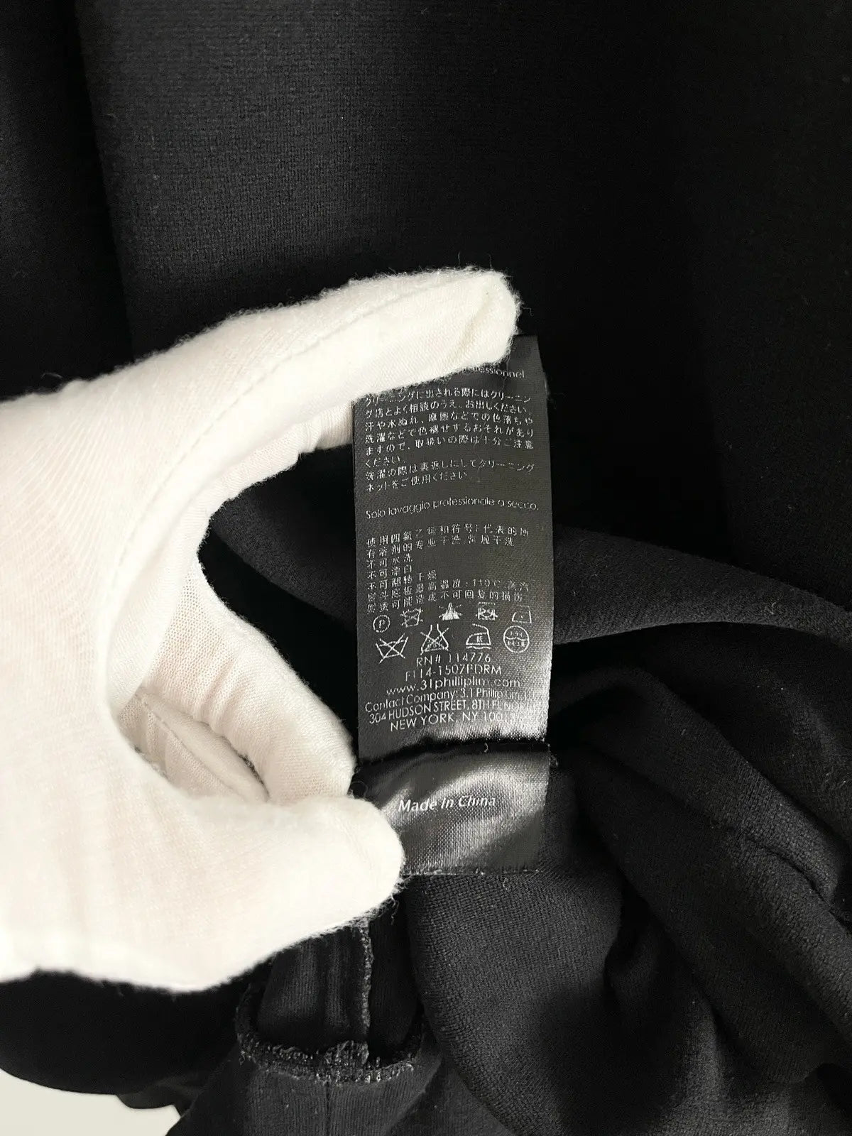 2010s 3.1 Phillip Lim Black Sleeve Patch Sweater