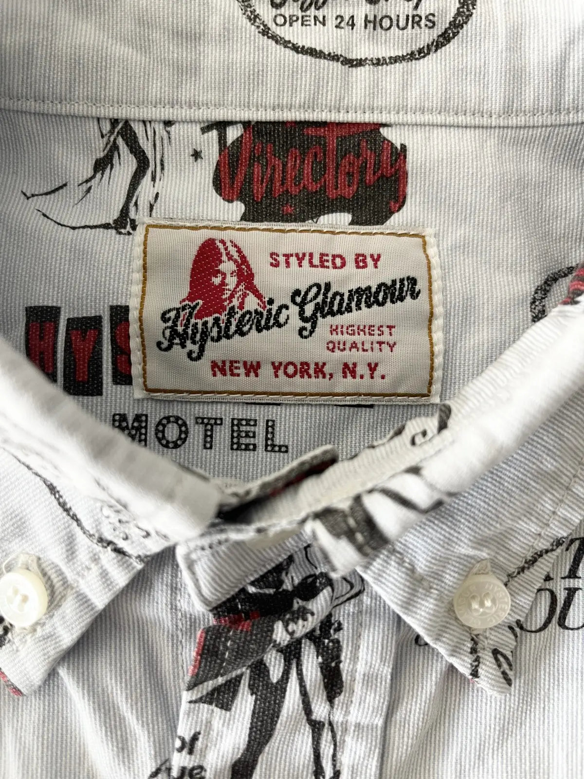 2000s Hysteric Glamour Cowgirl Short Sleeve Shirt