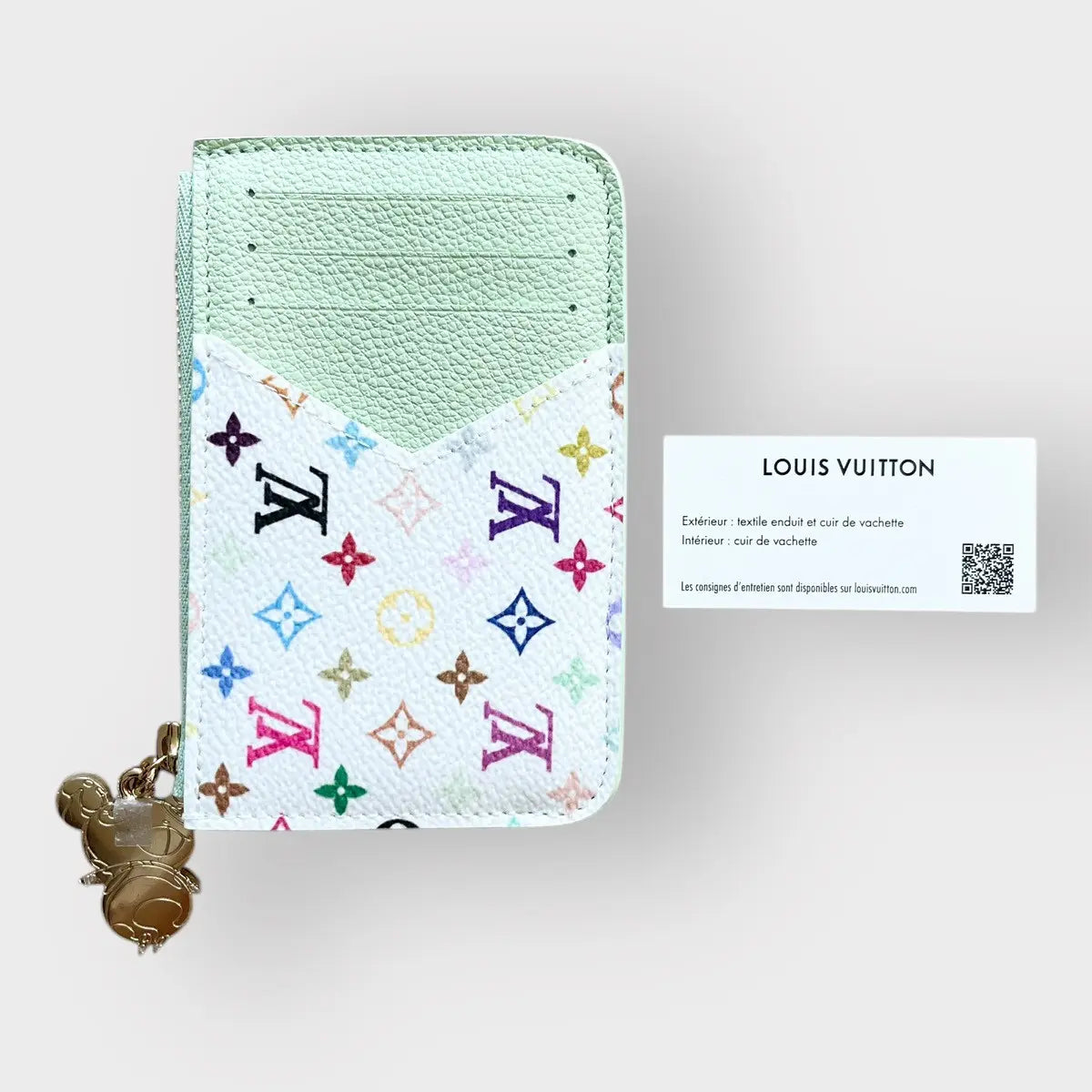 2025 Louis Vuitton Takashi Murakami Romy card Holder Wallet