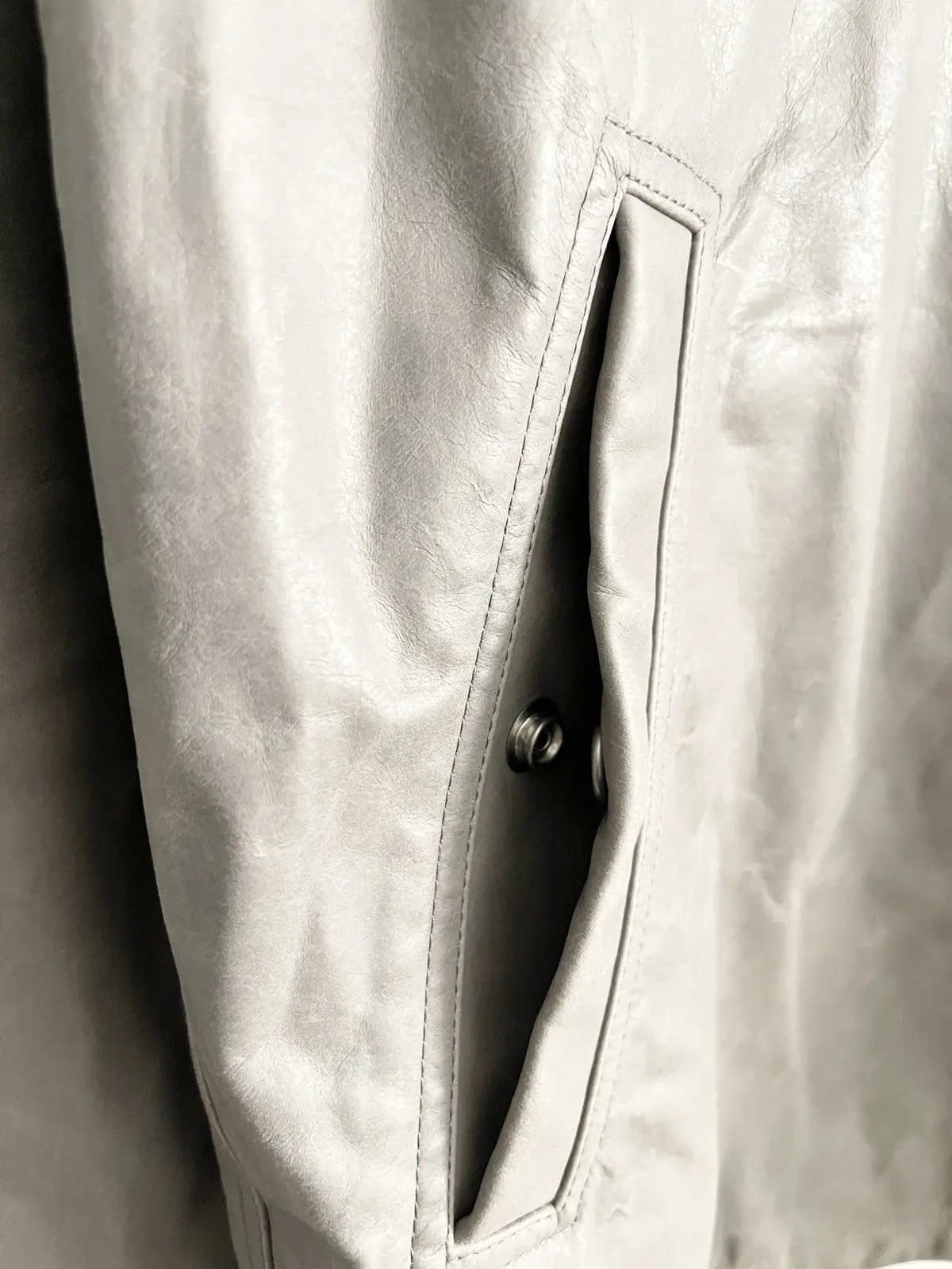 SS24 Rick Owens Brad Leather Jacket
