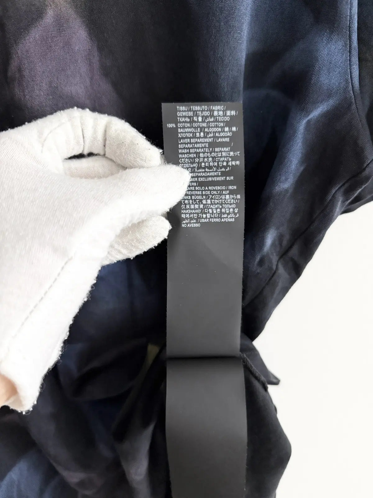 Saint Laurent Paris Tie Dye Center Logo Tee