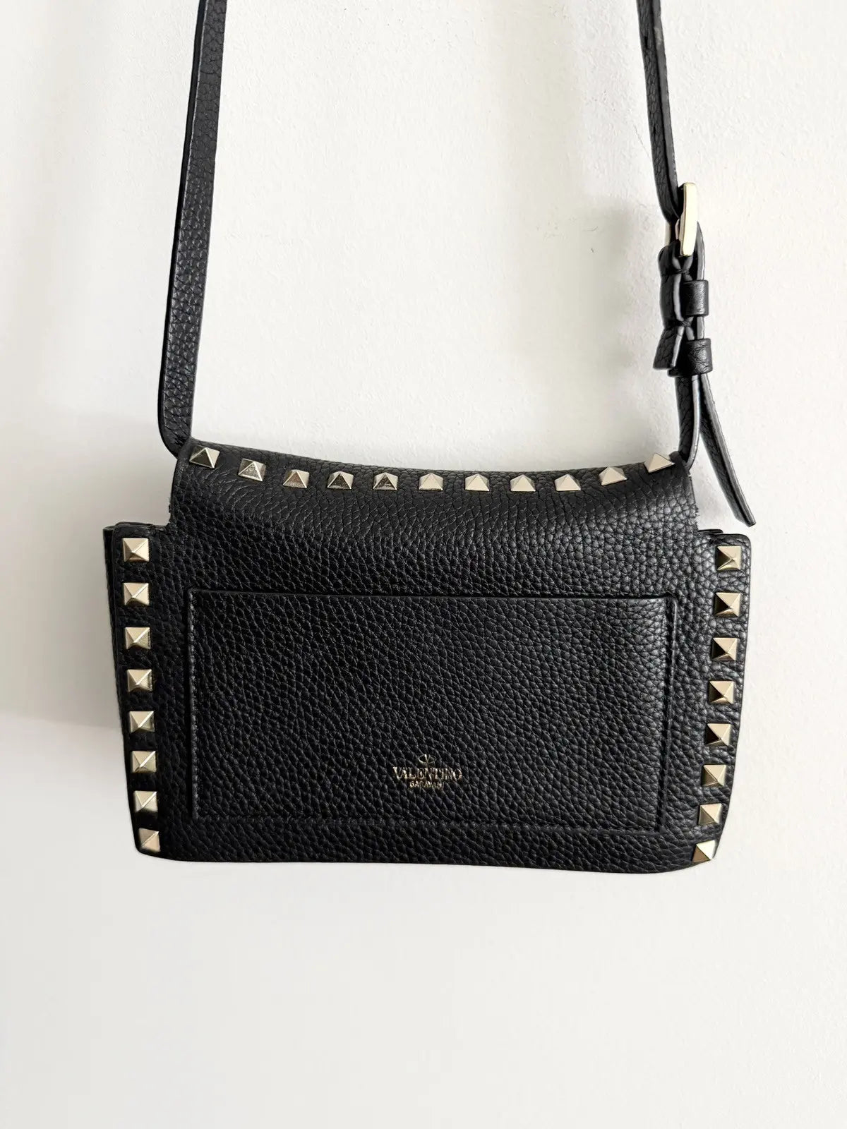 Valentino Rockstud Flip Lock Flap Bag